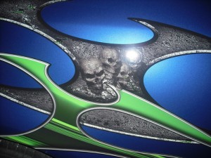 Skull Artwork Detail