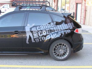 high caliber subaru lettering