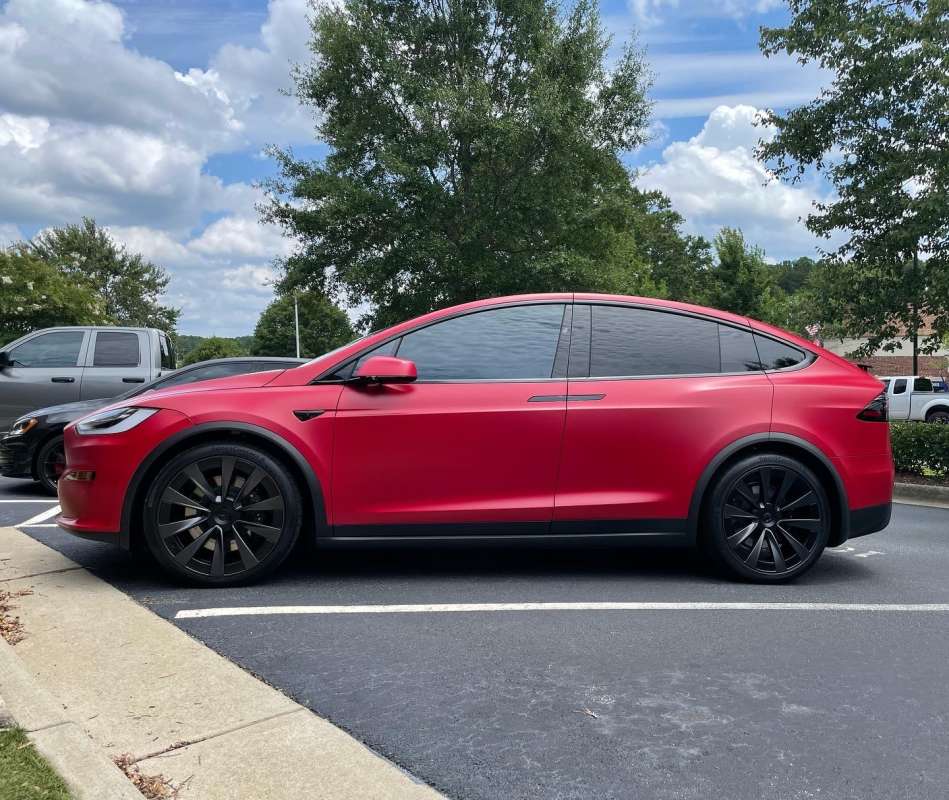 Tesla Model X Plaid Full Body Paint Protection with Stek DynoMatte and Dynoshield Tesla Model X Plaid Full Body Paint Protection with Stek DynoMatte and Dynoshield