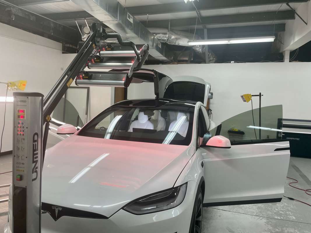 Tesla Model X Plaid Full Vehicle Window Tint Crystalline with Infrared Curing