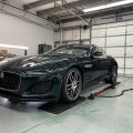 Jaguar F-type paint corrected, full body wrap with Stek Dynoshield, Halo, Wheels Off Coating